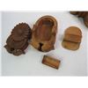 Image 2 : Carved Wooden Pin Lock Trinket Boxes
