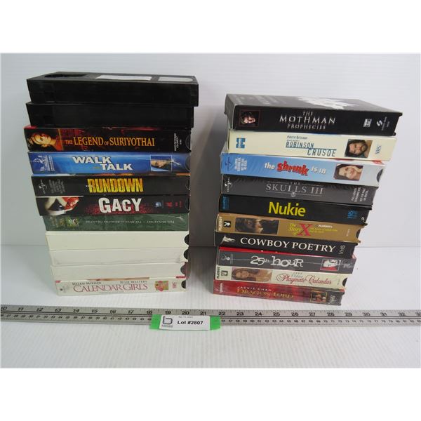 (21) 8 Track Tapes (Assorted Genres of Movies)