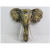 Image 4 : Carved Wooden Elephant Head (Made in Jamaica - has cracks)