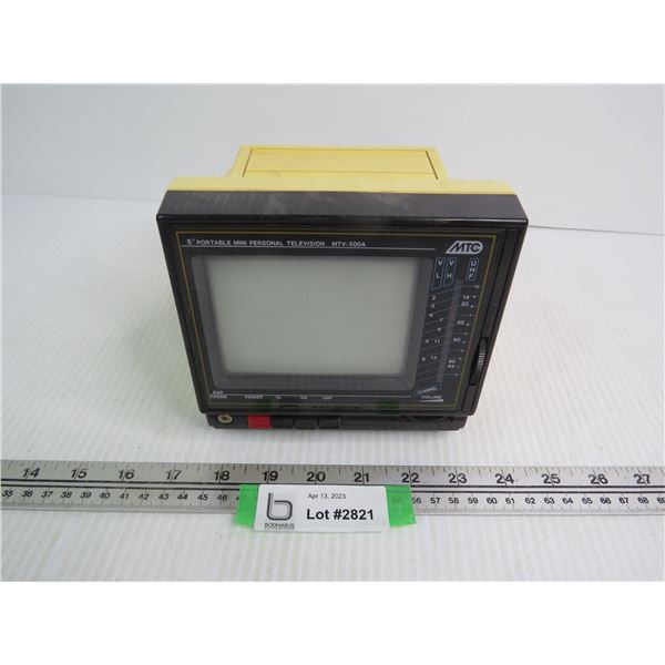 MTC 5" Mini Television (no plug - untested)