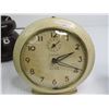 Image 3 : Teletron Electric Clock (untested) - Big Ben Alarm Clock (running) - WestClock (untested) - Ceramic 