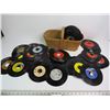 Image 9 : Wooden Fruit Basket - Lg Lot Assorted 45rpm Records