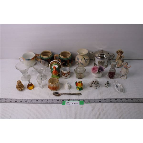 Large Lot of Assorted Items - Mugs, Figurines, Misc.