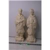 Image 1 : (2) Clay Statues