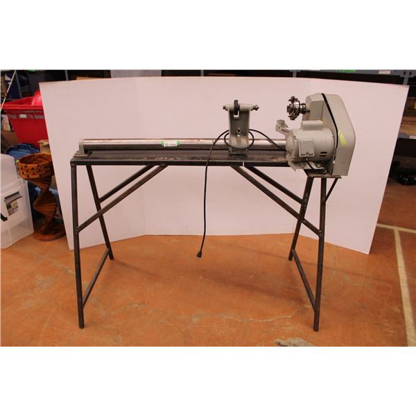 Spindle Lathe On Stand 55 X 48 Working Bodnarus Auctioneering Spindle Lathe On Stand 55 X 48 Working Bodnarus Auctioneering