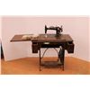 Image 1 : *Singer Reliance Sewing Machine in Desk x 30" High, 31 1/2" Long, 16 1/2 inches Wide