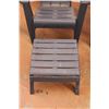 Image 2 : *2 Plastic Deck Chairs with Drink Holders and Leg Rests