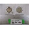 Image 1 : 2X the Bid Price-(2)1945 50 Cent Coins