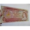 Image 3 : (2) 1974 Canadian $2 Bills (Lawson-Bouey ABW and AGN)