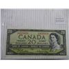 Image 2 : 1954 Canadian $20 Bill (V/E 4521620)