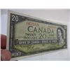 Image 3 : 1954 Canadian $20 Bill (V/E 4521620)
