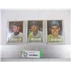 Image 1 : 3X the Bid Price(3) 1952 Topps Chicago White Sox Baseball Cards (Ft. Dente, Dobson, and Coleman)
