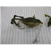 Image 2 : (2) Vintage Rubber Frog Lures (2" Long