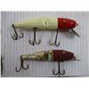 Image 3 : (4) Vintage Wooden Jointed Lures