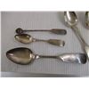 Image 2 : (5) Antique Sterling Silver Spoons