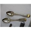 Image 3 : (5) Antique Sterling Silver Spoons