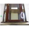 Image 5 : Curved Glass Mirror Backed Display Case (2 Shelves 20.5x25" )