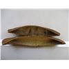 Image 2 : 2X the Bid Price (2) Birch Bark Canoes (18" Long)