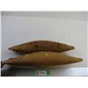 Image 3 : 2X the Bid Price (2) Birch Bark Canoes (18" Long)