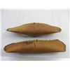 Image 3 : 2X the Bid Price (2) Birch Bark Canoes (8" Long)