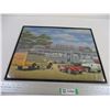Image 1 : Framed Coca-Cola Diner Print (20x16)