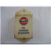 Image 2 : Gulf Oil Change Stickers Holder