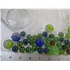 Image 4 : Jar of Cat's Eye Marbles w/ Shooters