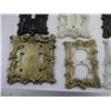 Image 3 : (6) Vintage Metal Switch and Outlet Covers