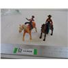 Image 1 : (2) Horses w/ Riders (Plastic)