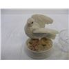 Image 2 : Gorham Dove Music Box (Not Working) + Crystal Bowl