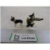 Image 1 : Cat and Dog Ceramic Figures