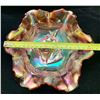 Image 3 : Dugan Radium Marigold Carnival Glass "PONY" 6 Ruffle Bowl/ RARE/ Circa 1911