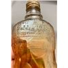 Image 14 : (3) "Golden Wedding" Carnival Glass Whiskey Bottles: 1 QT; 1 Pint; 1/2 Pint. RARE! Circa 1930's