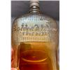 Image 5 : (3) "Golden Wedding" Carnival Glass Whiskey Bottles: 1 QT; 1 Pint; 1/2 Pint. RARE! Circa 1930's