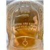 Image 7 : (3) "Golden Wedding" Carnival Glass Whiskey Bottles: 1 QT; 1 Pint; 1/2 Pint. RARE! Circa 1930's