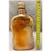 Image 9 : (3) "Golden Wedding" Carnival Glass Whiskey Bottles: 1 QT; 1 Pint; 1/2 Pint. RARE! Circa 1930's