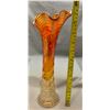 Image 4 : Imperial Radium Marigold Carnival Glass "RIPPLE" Vase. Beautiful & Rare! Circa 1908