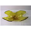 Image 2 : Large Yellow Glass Art Piece
