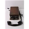 Image 4 : Vintage Wood Northern Electric Telephone