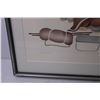 Image 4 : *Framed Indigenous Art, "Got to Go Fast, 44/50," by M. Okheena/H. Klengeneberg 1989 - Outside Measur