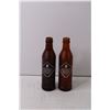 Image 4 : (2x Bid Price) (2) Vintage Crush Glass Bottles