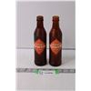 Image 2 : (2x Bid Price) (2) Vintage Crush Glass Bottles