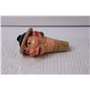 Image 2 : (3) Vintage Head Bottle Stoppers