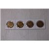 Image 4 : (4) Canadian Curling Collectible Coins - Rick Folk, Garnet Campbell, Harvey Mazinke, Ernie Richardso