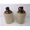Image 3 : 2XBid Price-(2) Antique Stoneware Crock Shoulder Jug