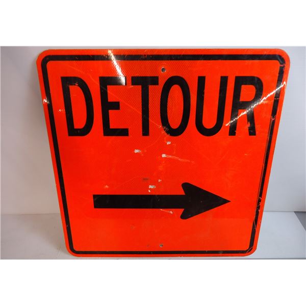 Detour Sign 2ft By 2ft Bodnarus Auctioneering detour-sign-2ft-by-2ft-bodnarus-auctioneering