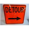 Image 2 : Detour Sign-2ft by 2ft