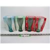 Image 1 : Coca -Cola Glasses (3 Green 1 Blue)