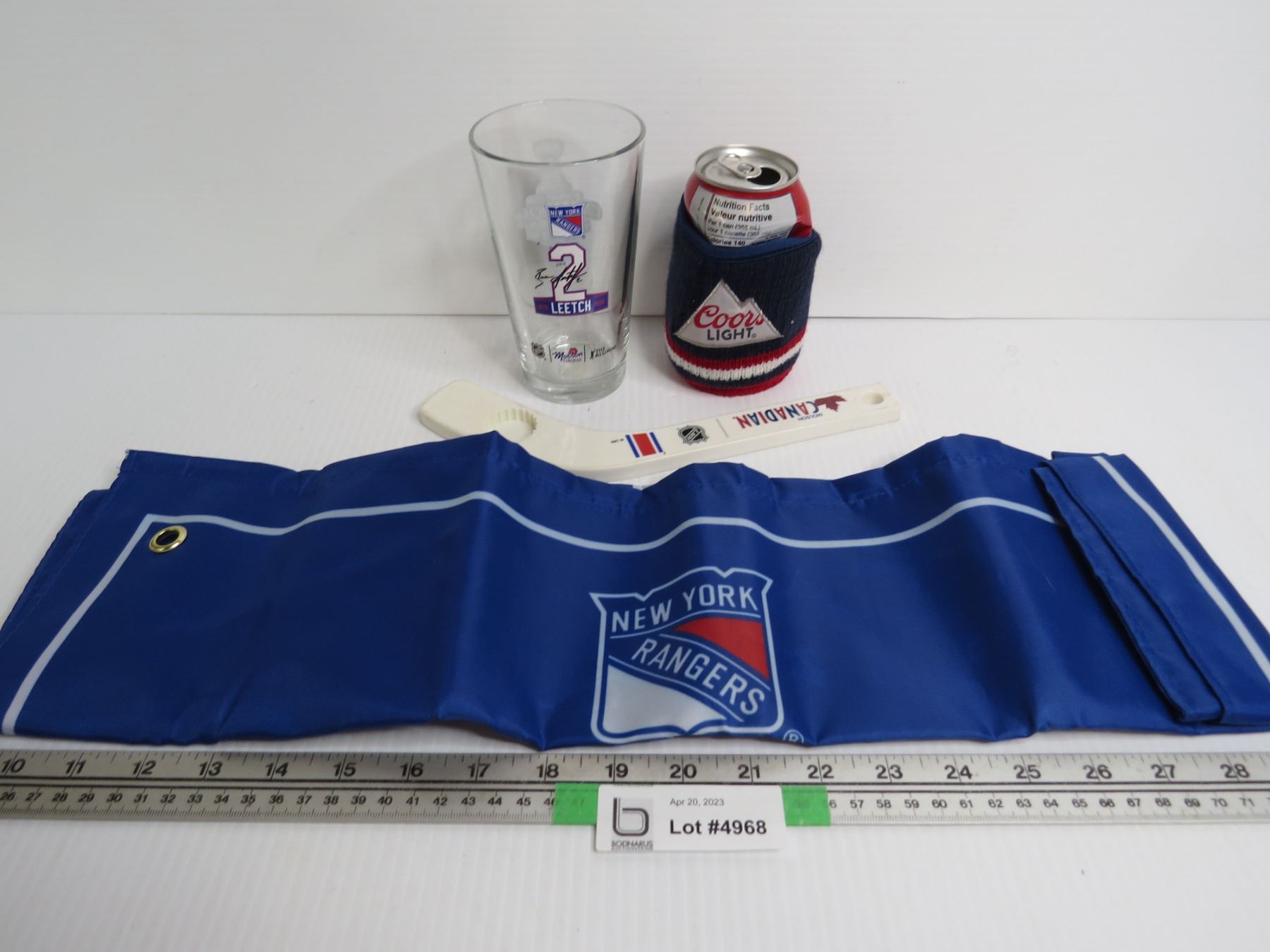 New York Rangers Stanley Cup Champion Glass - Beverage Can Cozy - Flag ...