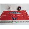 Image 1 : Washington Capitals Stanley Cup Champion Glass - Beverage Can Cozy -Double Sided Flag